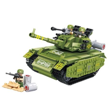 HSANHE 6459 Xếp hình kiểu  MILITARY ARMY T-90 Tank Xe Tăng T-90 450 khối