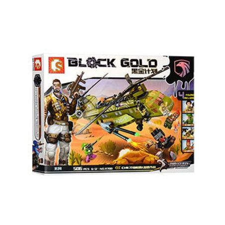 SEMBO 11700 non  LỰC LƯỢNG ĐẶC BIỆT CH7 bộ đồ chơi xếp lắp ráp ghép mô hình Black Gold BLACK GOLD SEPCIAL FORCES OPERATIONS Cuộc Chiến Vàng Đen 506 khối