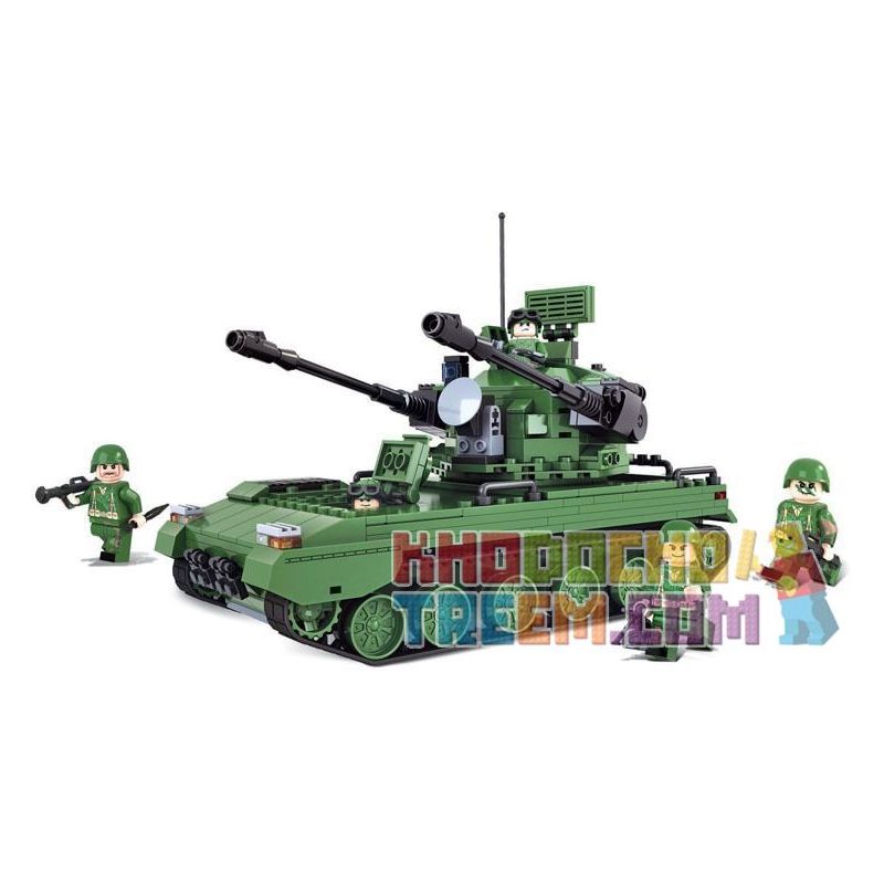 Winner 8009 non  XE TĂNG ĐƯỢC TRANG BỊ RADA bộ đồ chơi xếp lắp ráp ghép mô hình Tank Battle TANKBATTLE Xe Tăng Đối Đầu 517 khối