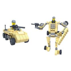 Kazi KY98111 98111 non  NGƯỜI MÁY BIẾN HÌNH THÀNH BAY XE TĂNG VÀ BỌC THÉP bộ đồ chơi xếp lắp ráp ghép mô hình Military Army Quân Sự Bộ Đội 518 khối