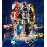Enlighten 1409 Qman 1409 non  NGƯỜI MÁY BIẾN HÌNH ĐƯỢC KẾT HỢP TỪ 6 CHIẾN XE Ô TÔ bộ đồ chơi xếp lắp ráp ghép mô hình Transformers WARRIOR CALAMITY Robot Đại Chiến Người Máy Biến Hình 518 khối