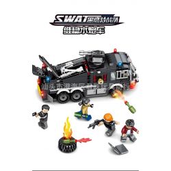 SEMBO 102408 non  ĐỘI ĐẶC NHIỆM BLACK HAWK bộ đồ chơi xếp lắp ráp ghép mô hình Swat Special Force 503 khối