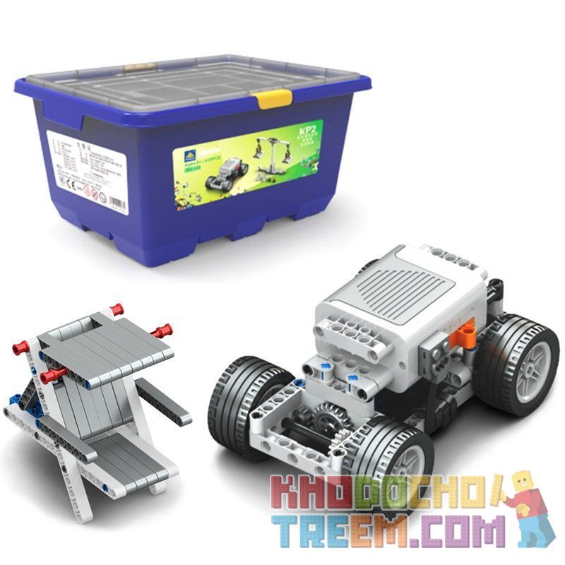Kazi KJ30093 30093 non  ĐỘNG CƠ PIN bộ đồ chơi xếp lắp ráp ghép mô hình  KP2 Kỹ Thuật Công Nghệ Cao Mô Hình Phương Tiện 418 khối
