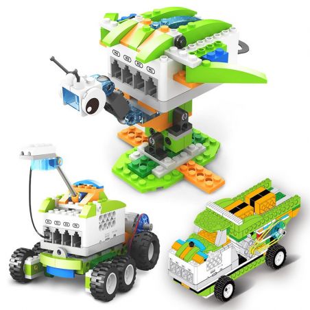 Kazi KJ30030 30030 Xếp hình kiểu  MINDSTORMS Kido Lập Trình điều Khiển Từ Xa Bằng điện Thoại, Máy Tính Bảng 327 khối điều khiển từ xa