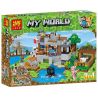 LELE 33191 non  KHU KHAI THÁC bộ đồ chơi xếp lắp ráp ghép mô hình Minecraft MY WORLD Game Xây Dựng 517 khối