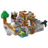 LELE 33191 non  KHU KHAI THÁC bộ đồ chơi xếp lắp ráp ghép mô hình Minecraft MY WORLD Game Xây Dựng 517 khối