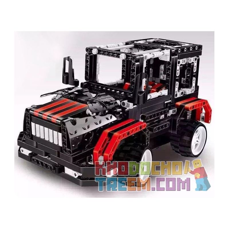 QIZHILE 6508 Xếp hình kiểu   Remote Control All Terrains Vehicle Xe địa Hình điều Khiển Từ Xa 503 khối điều khiển từ xa