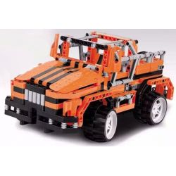 QIZHILE 6509 Xếp hình kiểu   Remote Control Pickup Truck Xe Bán Tải điều Khiển Từ Xa 492 khối điều khiển từ xa