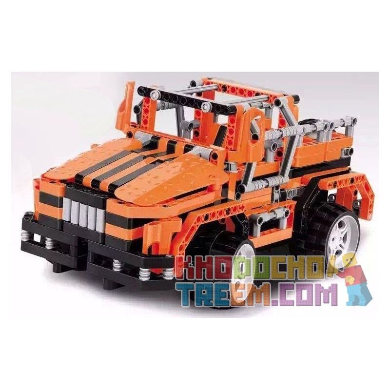 QIZHILE 6509 Xếp hình kiểu   Remote Control Pickup Truck Xe Bán Tải điều Khiển Từ Xa 492 khối điều khiển từ xa