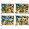 Kazi KY84062 84062 KY84063 84063 KY84064 84064 KY84065 84065 non  CHIẾN TRƯỜNG 4 TRONG 1 bộ đồ chơi xếp lắp ráp ghép mô hình Field Army 1218 khối