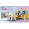 XINGBAO XB-12020 12020 XB12020 non  XE CÔNG CHÚA bộ đồ chơi xếp lắp ráp ghép mô hình Disney Princess CASTAL PEINCESS PRINCESS CARRIAGE 349 khối