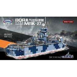 XINGBAO XB-06027 06027 XB06027 non  TÀU ĐỆM KHÍ bộ đồ chơi xếp lắp ráp ghép mô hình Military Army BORA MRK-27 Quân Sự Bộ Đội 745 khối