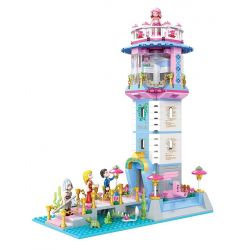 Winner 5016 non  NGỌN HẢI ĐĂNG bộ đồ chơi xếp lắp ráp ghép mô hình Mermaid Nàng Tiên Cá 743 khối