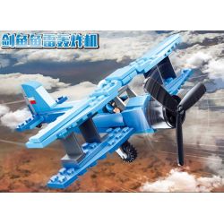 SLUBAN M38 non  MÁY BAY CHIẾN ĐẤU ( 6 TRONG 1) bộ đồ chơi xếp lắp ráp ghép mô hình Military Army Quân Sự Bộ Đội 728 khối