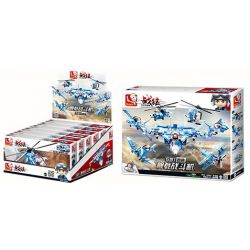 SLUBAN M38 non  MÁY BAY CHIẾN ĐẤU ( 6 TRONG 1) bộ đồ chơi xếp lắp ráp ghép mô hình Military Army Quân Sự Bộ Đội 728 khối