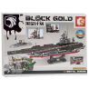 SEMBO 12261 non  TÀU SÂN BAY bộ đồ chơi xếp lắp ráp ghép mô hình Black Gold Cuộc Chiến Vàng Đen 716 khối