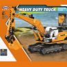 XINGBAO XB-03038 03038 XB03038 non  MÁY XÚC bộ đồ chơi xếp lắp ráp ghép mô hình Heavy Duty Truck HEAVY DUTY TRUCK EXCAVATOR Xe Máy Hạng Nặng 722 khối