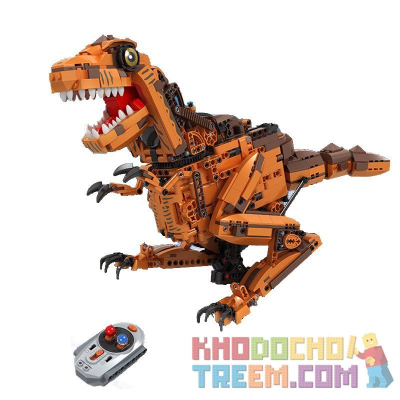 Winner 7106 non  KHỦNG LONG BẠO CHÚA ĐIỀU KHIỂN TỪ XA bộ đồ chơi xếp lắp ráp ghép mô hình  SPLICING RC DINOSAUR WITH LIGHTS AND SOUND Kỹ Thuật Công Nghệ Cao Mô Hình Phương Tiện 1092 khối