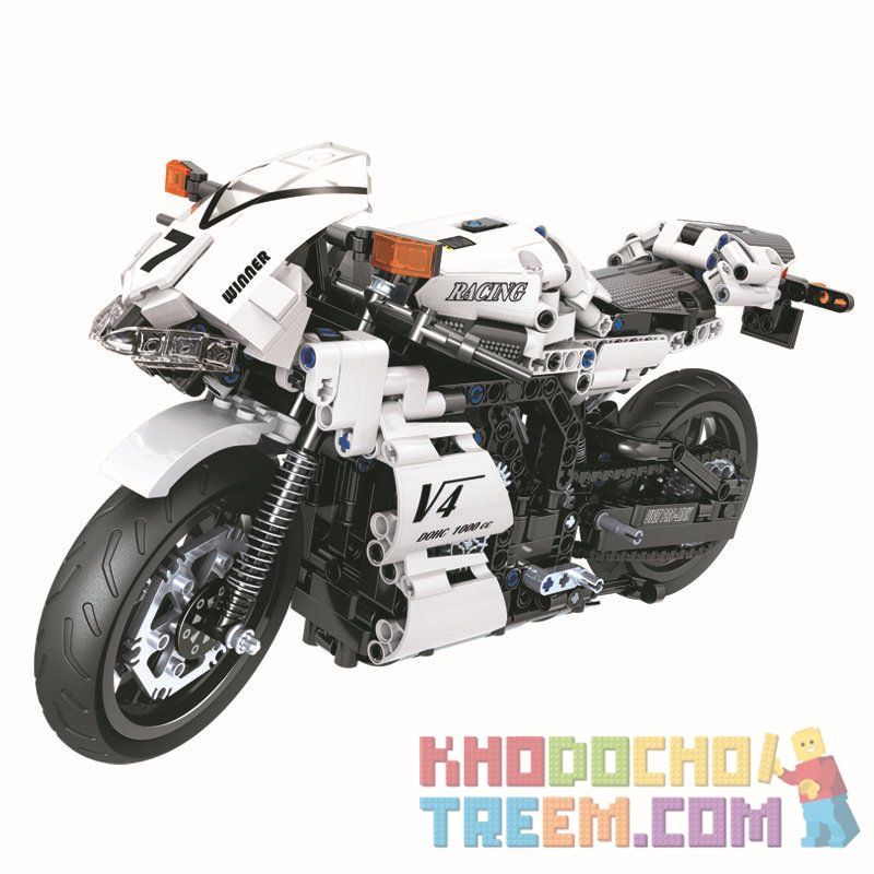 REBRICKABLE MOC-24892 24892 MOC24892 Winner 7047 non  MÔ TÔ PHÂN KHỐI LỚN TỈ LỆ 1:6 tỷ lệ 1:6 bộ đồ chơi xếp lắp ráp ghép mô hình  THE SPORTS STREET MOTORCYCLE Kỹ Thuật Công Nghệ Cao Mô Hình Phương Tiện 716 khối