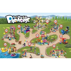 PanlosBrick 692010 Panlos Brick 692010 non  MÁY BAY XOAY VÒNG bộ đồ chơi xếp lắp ráp ghép mô hình Paradise Thiên Đường 713 khối