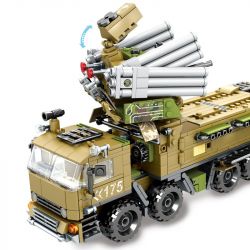 SEMBO 11716 non  HỆ THỐNG PHÒNG THỦ TẦM GẦN PANTSIR S1 bộ đồ chơi xếp lắp ráp ghép mô hình Black Gold Cuộc Chiến Vàng Đen 704 khối
