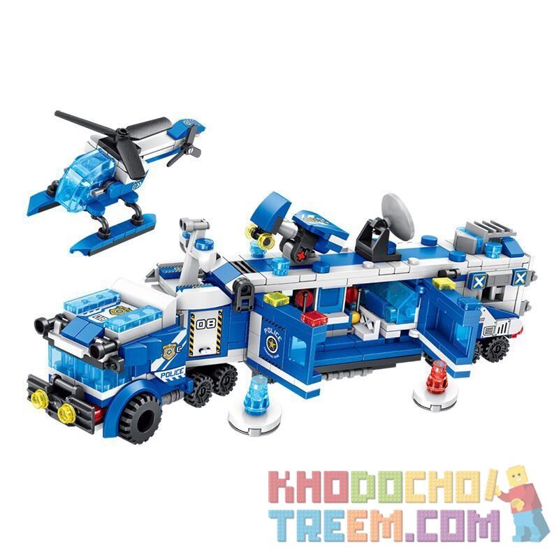 PanlosBrick 681001F 681001G 681001H 681001A 681001B 681001C 681001D 681001E Panlos Brick 681001F 681001G 681001H 681001A 681001B 681001C 681001D 681001E non  8 PHƯƠNG TIỆN NHỎ KẾT HỢP THÀNH XE TẢI CHỈ HUY bộ đồ chơi xếp lắp ráp ghép mô hình Police Cảnh Sát 694 khối