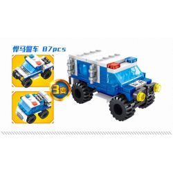 PanlosBrick 681001F 681001G 681001H 681001A 681001B 681001C 681001D 681001E Panlos Brick 681001F 681001G 681001H 681001A 681001B 681001C 681001D 681001E non  8 PHƯƠNG TIỆN NHỎ KẾT HỢP THÀNH XE TẢI CHỈ HUY bộ đồ chơi xếp lắp ráp ghép mô hình Police Cảnh Sát 694 khối