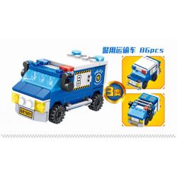 PanlosBrick 681001F 681001G 681001H 681001A 681001B 681001C 681001D 681001E Panlos Brick 681001F 681001G 681001H 681001A 681001B 681001C 681001D 681001E non  8 PHƯƠNG TIỆN NHỎ KẾT HỢP THÀNH XE TẢI CHỈ HUY bộ đồ chơi xếp lắp ráp ghép mô hình Police Cảnh Sát 694 khối