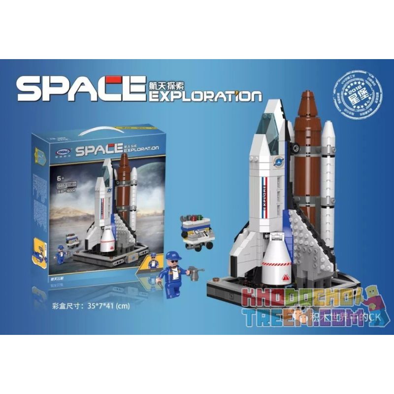 XINGBAO XB-16004 16004 XB16004 non  PHÓNG TÀU CON THOI bộ đồ chơi xếp lắp ráp ghép mô hình Space Exploration Thám Hiểm Không Gian 685 khối