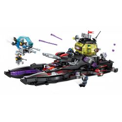 Enlighten 2719 Qman 2719 non  TÀU CHIẾN CỦA QUÂN KHỦNG BỐ bộ đồ chơi xếp lắp ráp ghép mô hình The High-Tech Era Kỷ Nguyên Công Nghệ Cao 675 khối