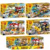 LELE 36044 non  4 KHUNG CẢNH bộ đồ chơi xếp lắp ráp ghép mô hình Pubg Battlegrounds Bắn Súng 670 khối