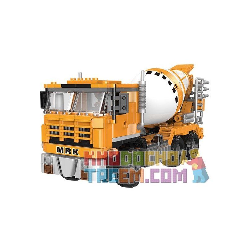 XINGBAO XB-03040 03040 XB03040 non  Ô TÔ TRỘN BÊ TÔNG bộ đồ chơi xếp lắp ráp ghép mô hình Heavy Duty Truck Xe Máy Hạng Nặng 654 khối