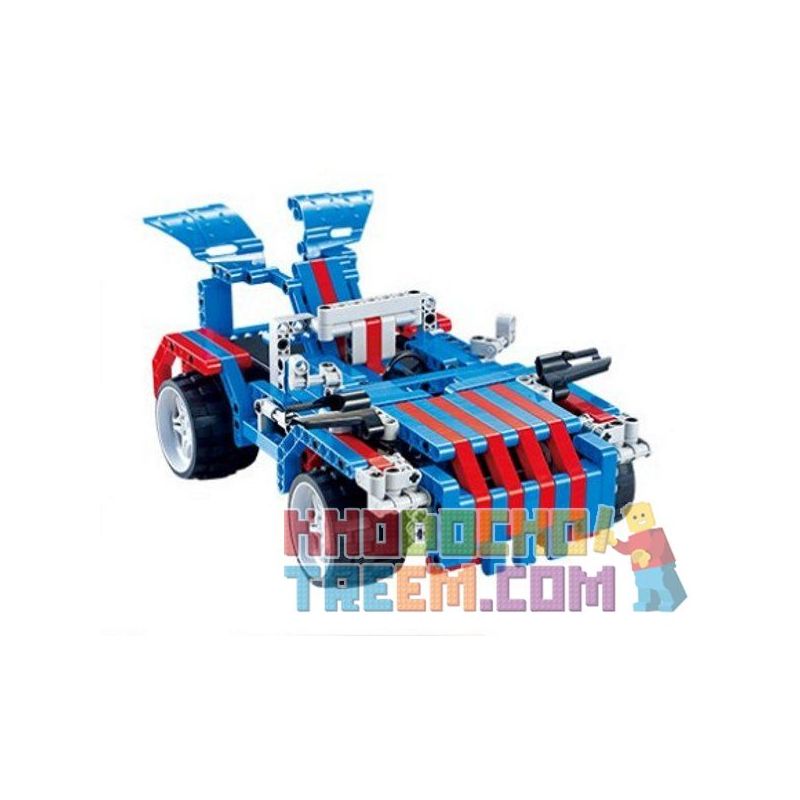 QIZHILE 6502 Xếp hình kiểu   Remote Control Racing Car Xe đua điều Khiển Từ Xa 464 khối điều khiển từ xa
