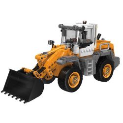 XINGBAO XB-03035 03035 XB03035 non  MÁY XÚC BÁNH HƠI bộ đồ chơi xếp lắp ráp ghép mô hình Heavy Duty Truck HEAVY DUTY TRUCK FORKLIFT LOADER Xe Máy Hạng Nặng 654 khối