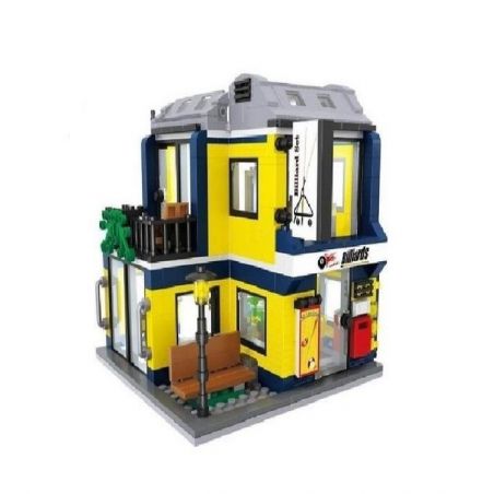 HSANHE 6705 Xếp hình kiểu  MODULAR BUILDINGS Snooker Room Nhà Chơi Bi-a 472 khối