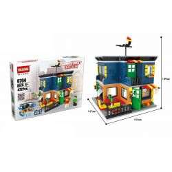 HSANHE 6704 Xếp hình kiểu  MODULAR BUILDINGS Tea Restaurant Cửa Hàng Trà 472 khối