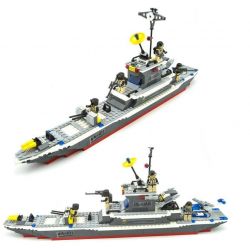JIE STAR 29016 Xếp hình kiểu  MILITARY ARMY Long Distance Cruiser Tàu Tuần Dương 409 khối