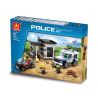 WANGE DR.LUCK 52011 non  CẢNH SÁT VÀ CHÓ NGHIỆP VỤ TRUY BẮT TỘI PHẠM bộ đồ chơi xếp lắp ráp ghép mô hình City POLICE Thành Phố 380 khối