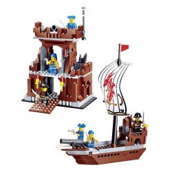 JIE STAR 30007 Xếp hình kiểu  PIRATES OF THE CARIBBEAN Headquarters Base Trụ Sở Chính Của Quân Hải Tặc 431 khối