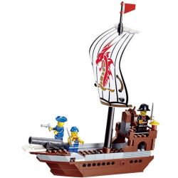 JIE STAR 30007 Xếp hình kiểu  PIRATES OF THE CARIBBEAN Headquarters Base Trụ Sở Chính Của Quân Hải Tặc 431 khối