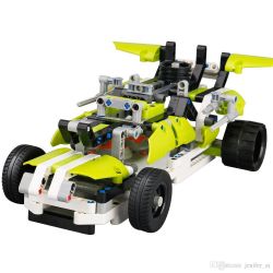 SDL 2017A-25 201725 Xếp hình kiểu   Chrondropython Viridis Racing Car Xe đua điều Khiển Từ Xa 371 khối điều khiển từ xa