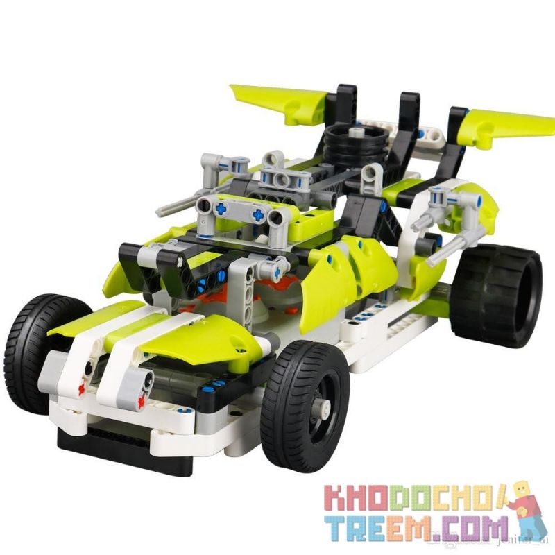 SDL 2017A-25 201725 Xếp hình kiểu   Chrondropython Viridis Racing Car Xe đua điều Khiển Từ Xa 371 khối điều khiển từ xa