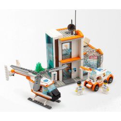 Kazi KY85007 85007 non  TRUNG TÂM CỨU HỘ bộ đồ chơi xếp lắp ráp ghép mô hình City CITY RESCUE RESCUE CENTER Thành Phố 450 khối