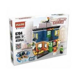 HSANHE 6704 Xếp hình kiểu  MODULAR BUILDINGS Tea Restaurant Cửa Hàng Trà 472 khối