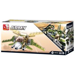 SLUBAN M38-B0636 B0636 0636 M38B0636 38-B0636 non  NGƯỜI MÁY ĐƯỢC LẮP RÁP BỞI BAY PHẢN LỰC TRỰC THĂNG VÀ XE TĂNG bộ đồ chơi xếp lắp ráp ghép mô hình Military Army Quân Sự Bộ Đội 448 khối