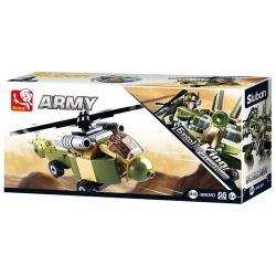 SLUBAN M38-B0636 B0636 0636 M38B0636 38-B0636 non  NGƯỜI MÁY ĐƯỢC LẮP RÁP BỞI BAY PHẢN LỰC TRỰC THĂNG VÀ XE TĂNG bộ đồ chơi xếp lắp ráp ghép mô hình Military Army Quân Sự Bộ Đội 448 khối