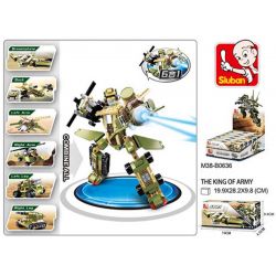SLUBAN M38-B0636 B0636 0636 M38B0636 38-B0636 non  NGƯỜI MÁY ĐƯỢC LẮP RÁP BỞI BAY PHẢN LỰC TRỰC THĂNG VÀ XE TĂNG bộ đồ chơi xếp lắp ráp ghép mô hình Military Army Quân Sự Bộ Đội 448 khối
