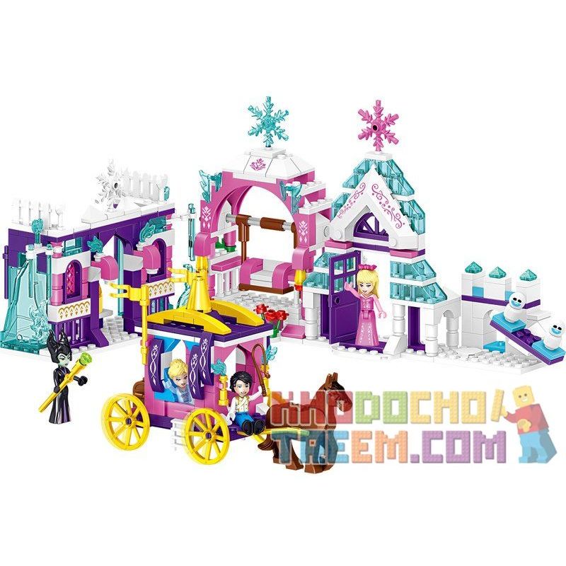 LELE 37066 non  CÔNG VIÊN TRONG MƠ CỦA CHÚA bộ đồ chơi xếp lắp ráp ghép mô hình  HAPPY PRINCESS Các Bạn Gái 447 khối