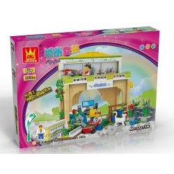 WANGE 32211N Xếp hình kiểu  CITY The Flowers Shop Tiệm Hoa 369 khối