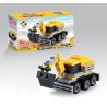 QIZHILE 2001 Xếp hình kiểu  CITY Construction Vehicle 8 In 1 Máy Xây Dựng 8 Trong 1 394 khối
